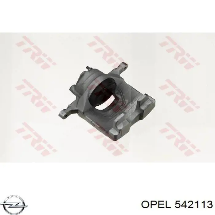 Суппорт тормозной передний левый 542113 Opel