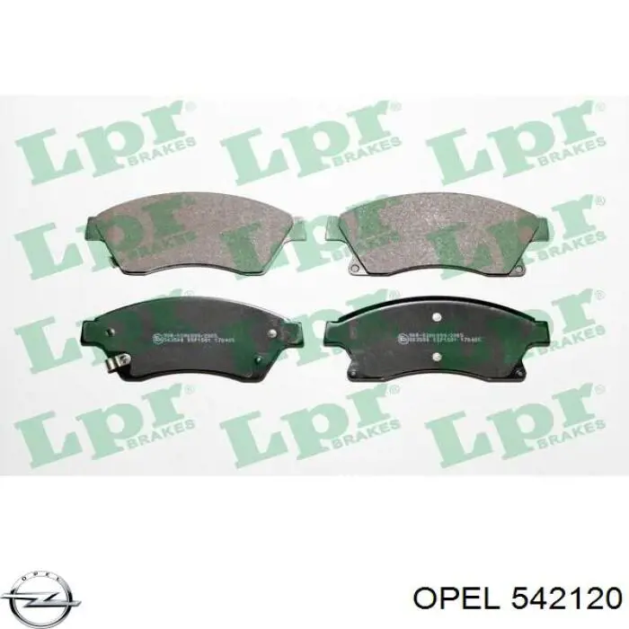 Колодки Opel 542120 цена, от 18.58 USD