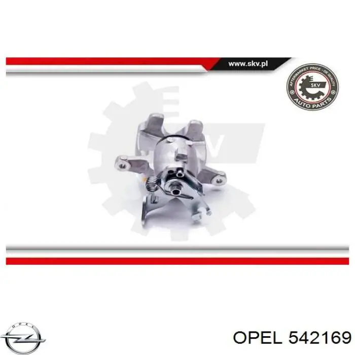 Купить 542169 Opel Суппорт задний правый