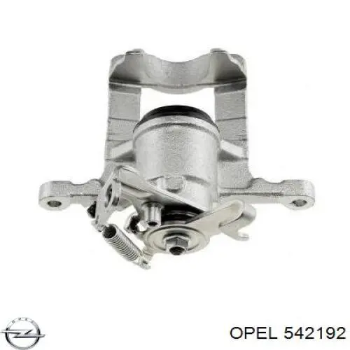 542192 Opel суппорт тормозной задний левый