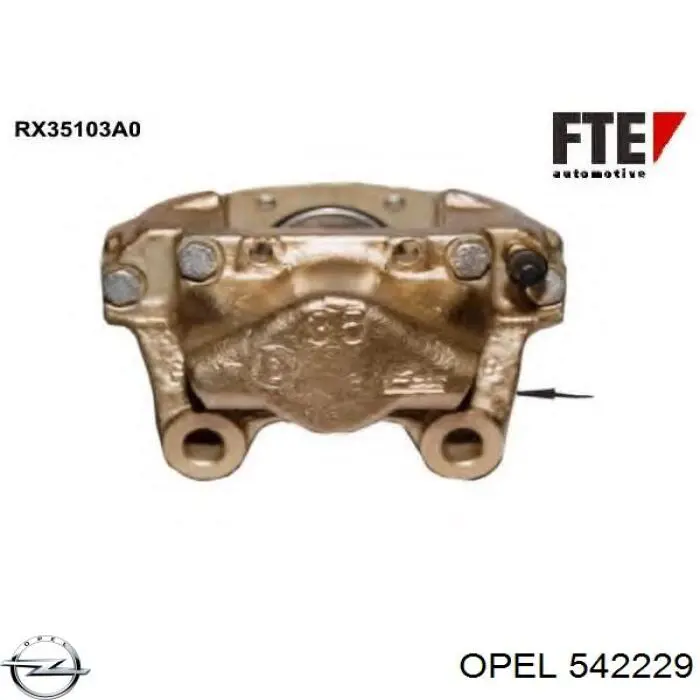 Задний левый суппорт Opel 542229 цена, от 57.44 USD