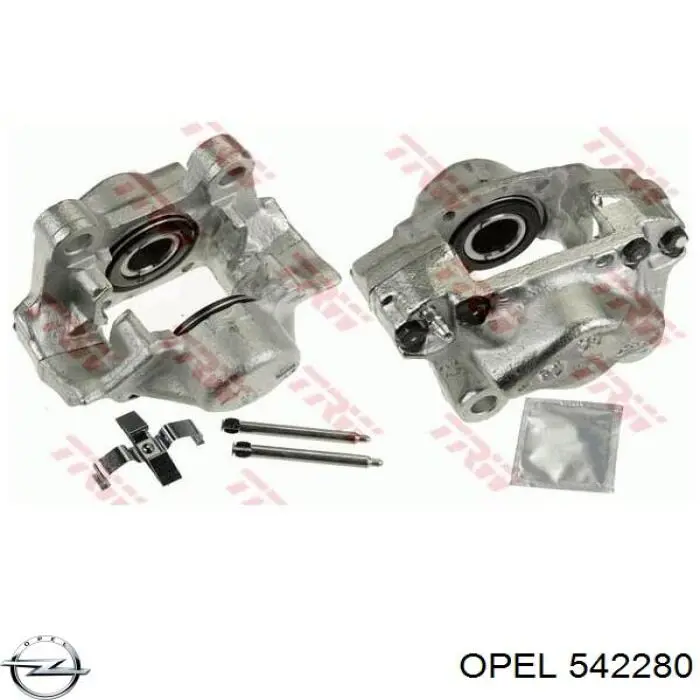 Суппорт задний правый 542280 Opel