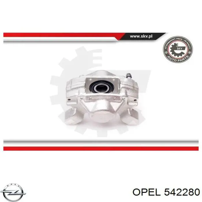 Задний правый суппорт Opel 542280