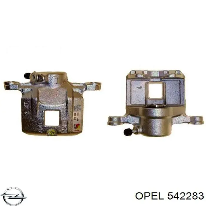 542283 Opel суппорт тормозной задний левый