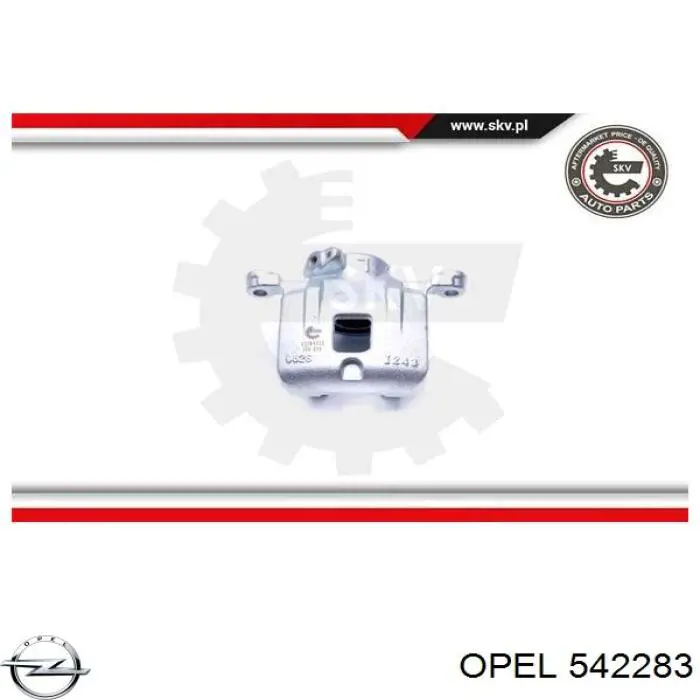 Купить 542283 Opel Суппорт задний левый