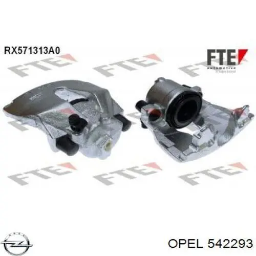 Супорт тормзной Opel 542293 цена, от 35.36 USD