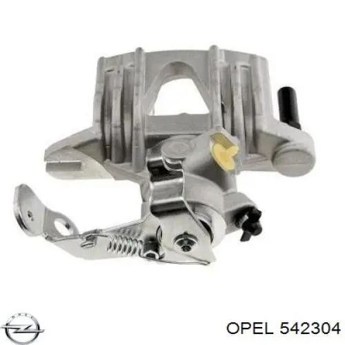 542304 Opel суппорт тормозной задний левый