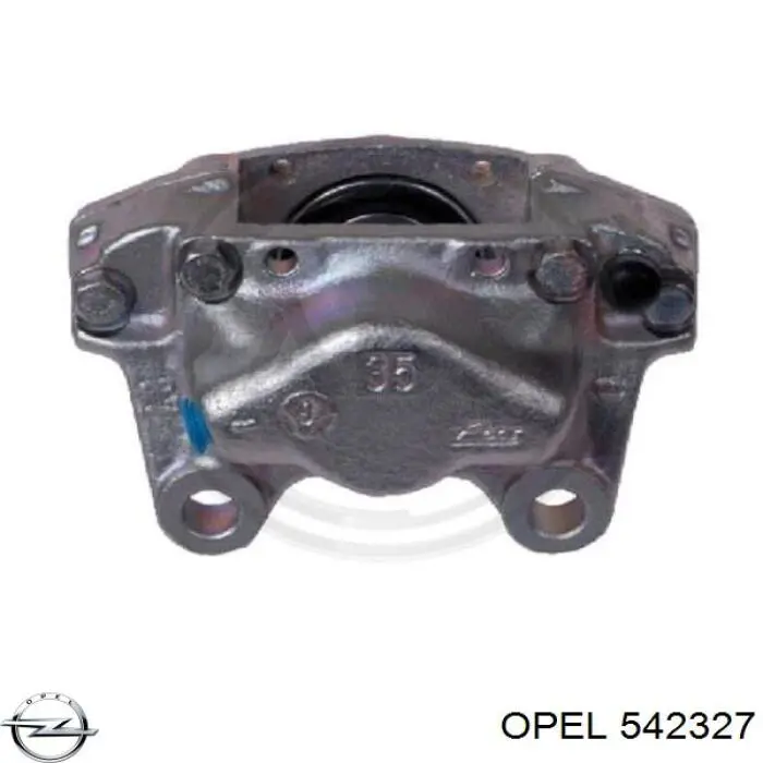 542327 Opel суппорт тормозной задний левый