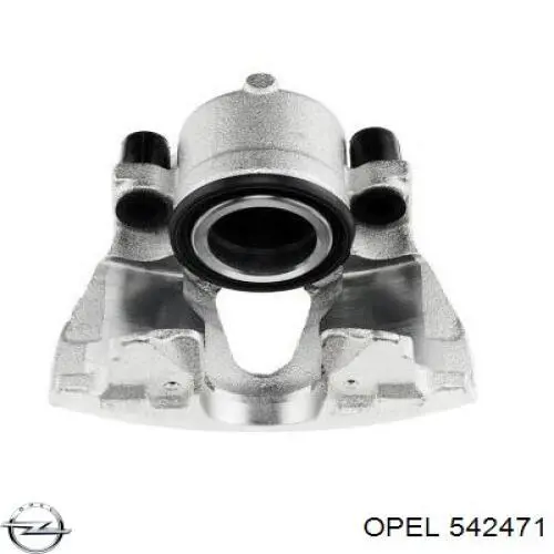 542471 Opel суппорт тормозной передний левый