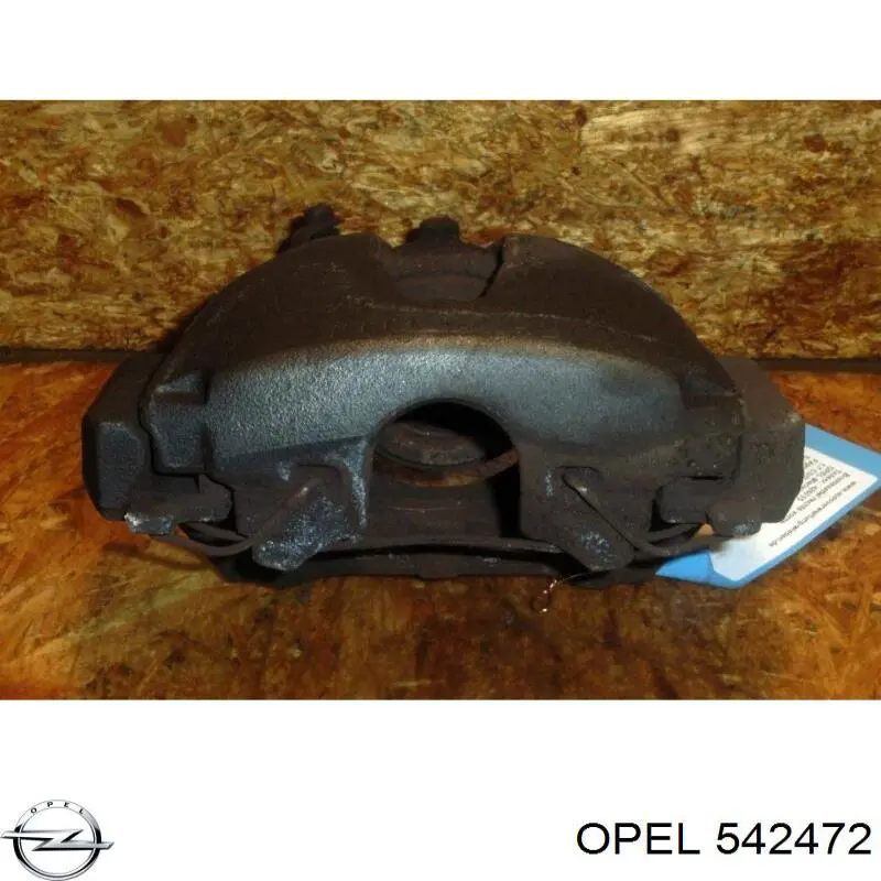 Суппорт тормозной передний правый 542472 Opel