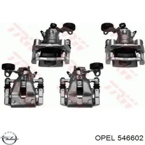 Скоба тормозного суппорта заднего Opel 546602 цена, от 28.34 USD