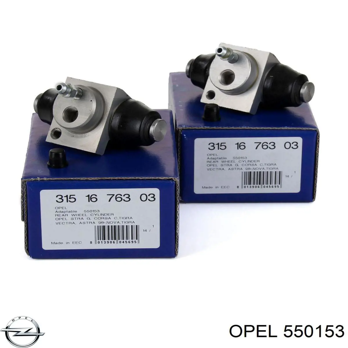 550153 Opel Цилиндр тормозной колесный, задний