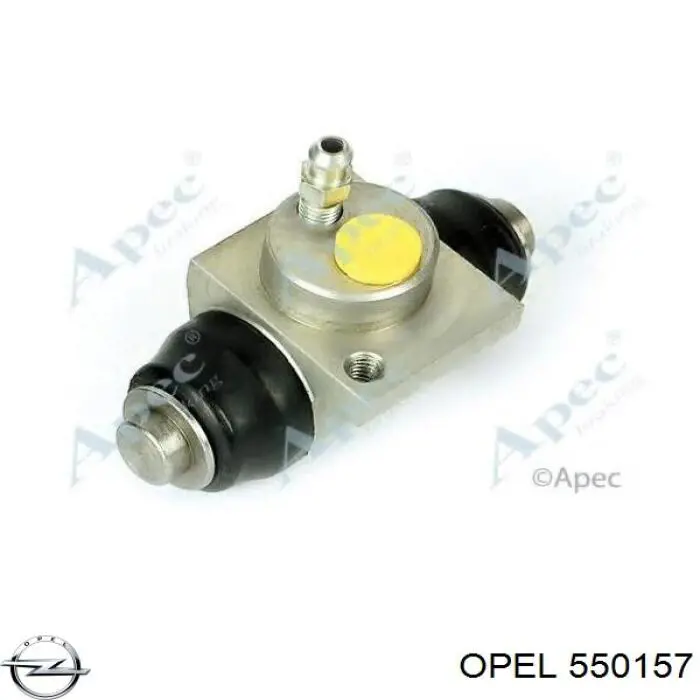 550157 Opel цилиндр тормозной колесный рабочий задний
