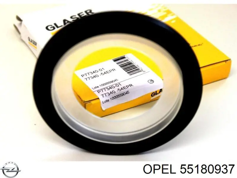55180937 Opel сальник коленвала двигателя задний