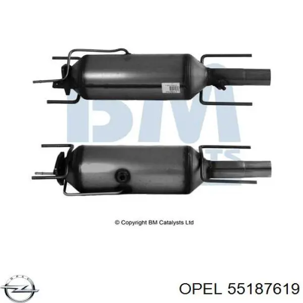 Купить 55187619 Opel Сажевый фильтр дпф