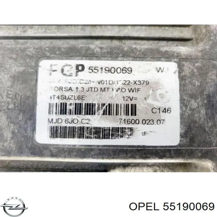55190069 Opel Мозги двигателя