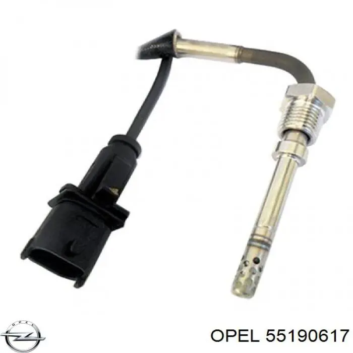 55190617 Opel Датчик температуры отработавших газов (ОГ), после сажевого фильтра