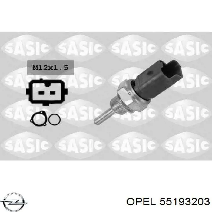 Купить 55193203 Opel Термодатчик охлаждающей жидкости