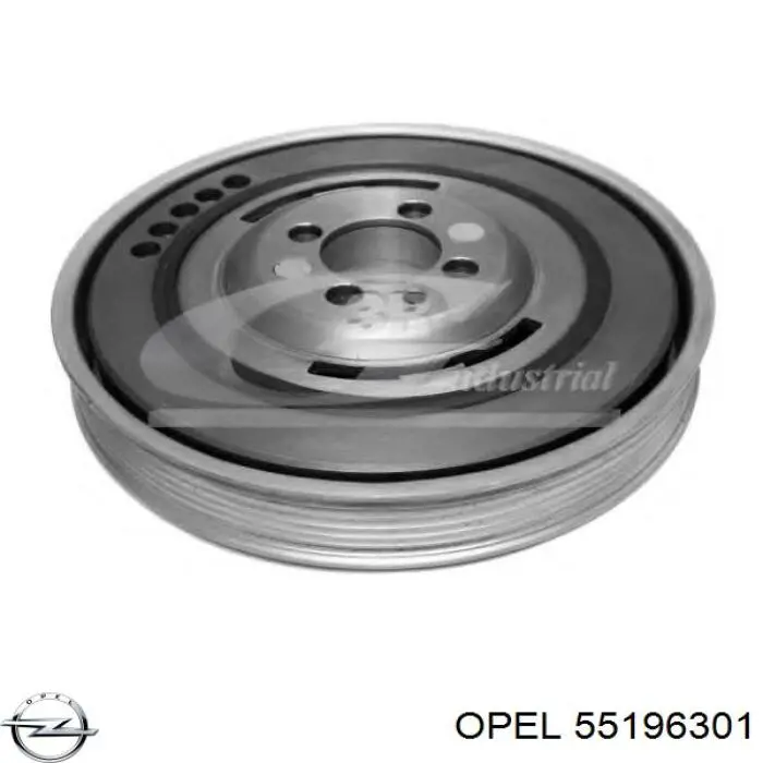 Купить 55196301 Opel Шкив-демпфер коленвала