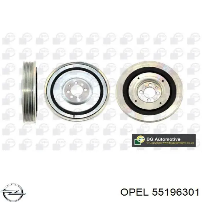 Демпфер коленвала Opel 55196301