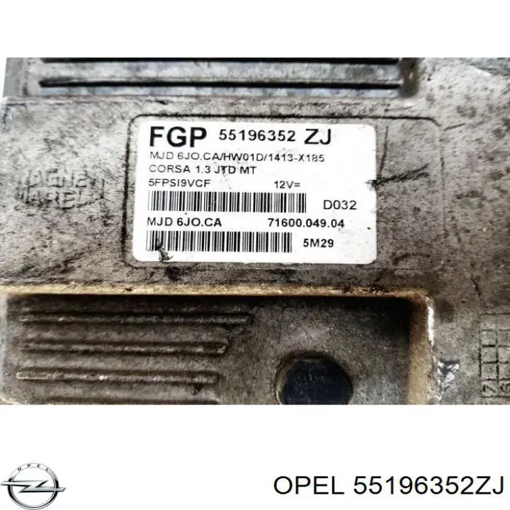 Купить 55196352ZJ Opel 
