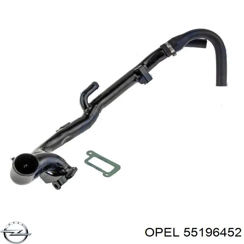 55196452 Opel mangueira (cano derivado do sistema de esfriamento)