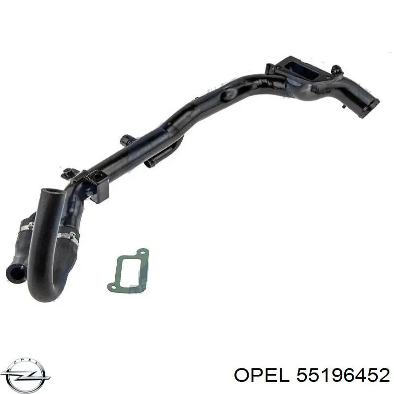Купить 55196452 Opel Трубопроводы и шланги системы охлаждения