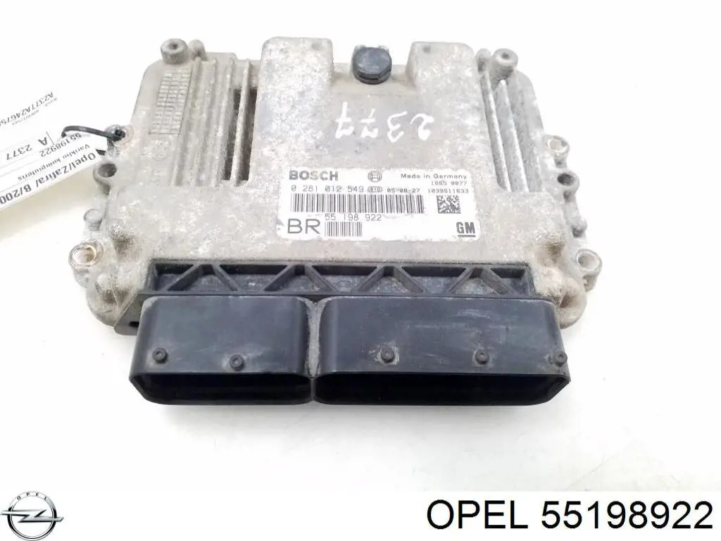 55198922 Opel Мозги двигателя