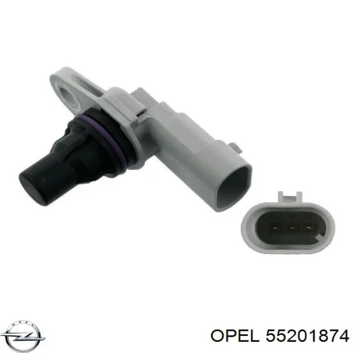 55201874 Opel sensor de posição da árvore distribuidora