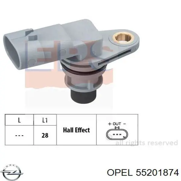 Купить 55201874 Opel ДПРВ