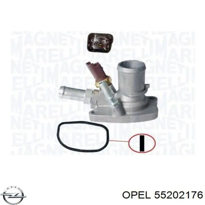 Термостат в корпусе Opel 55202176 цена, от 25.53 USD