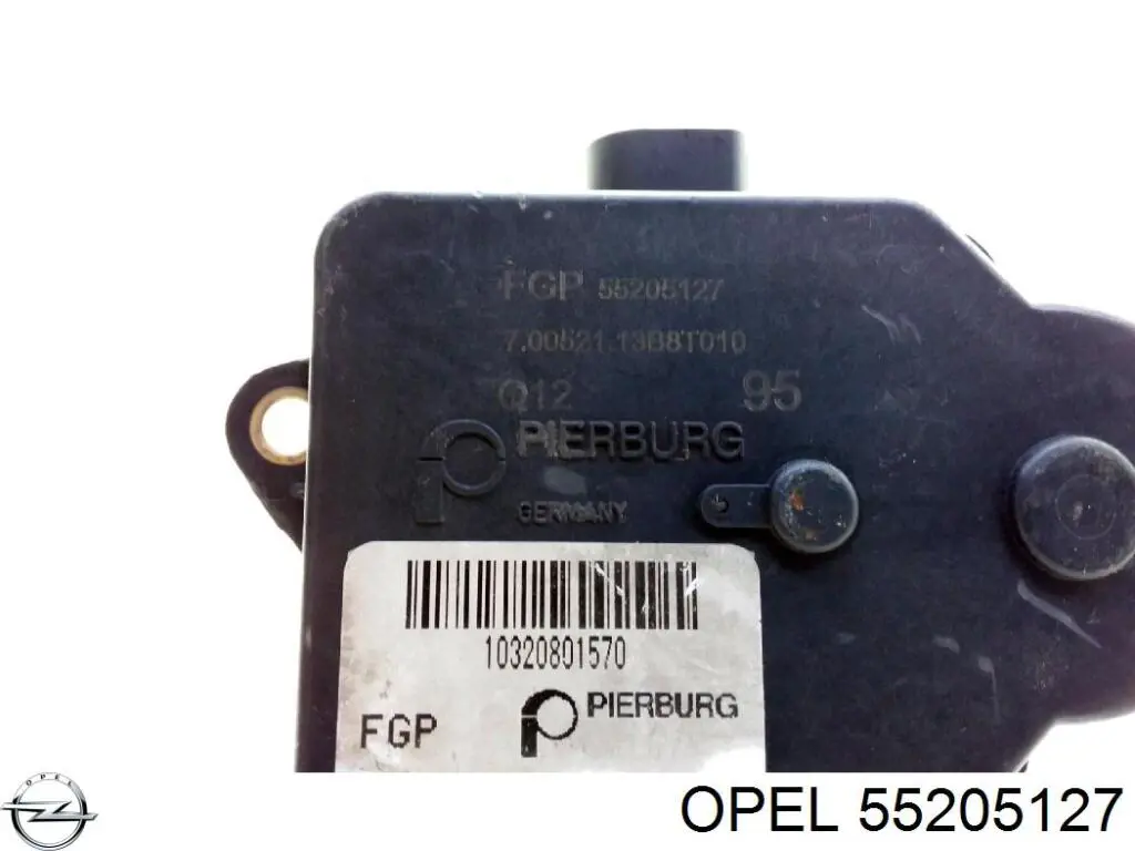 55205127 Opel Клапан привода заслонок впускного коллектора