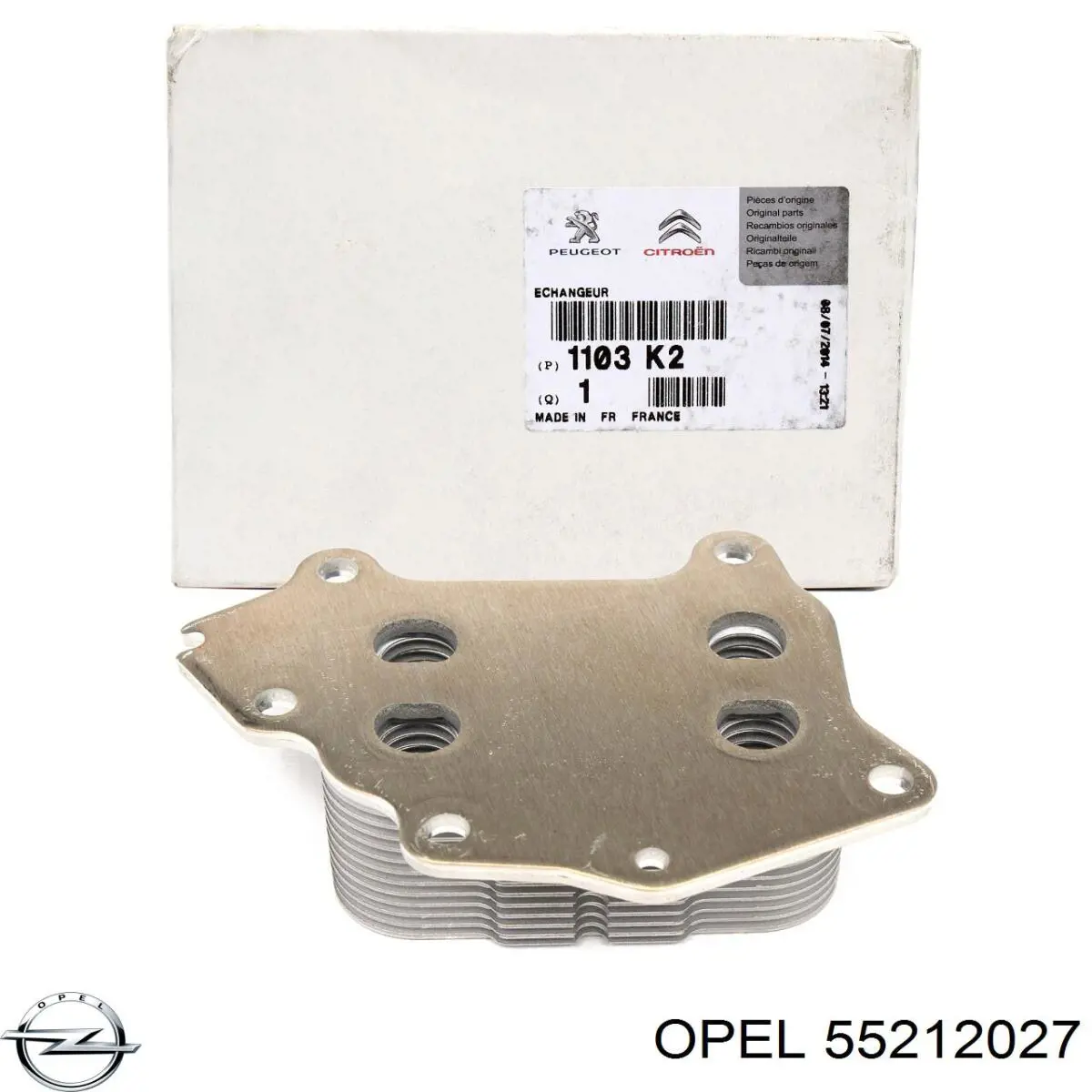 55212027 Opel Корпус маслофильтра