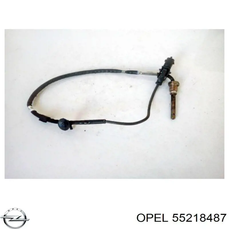 55218487 Opel sensor de temperatura dos gases de escape (ge, depois de filtro de partículas diesel)