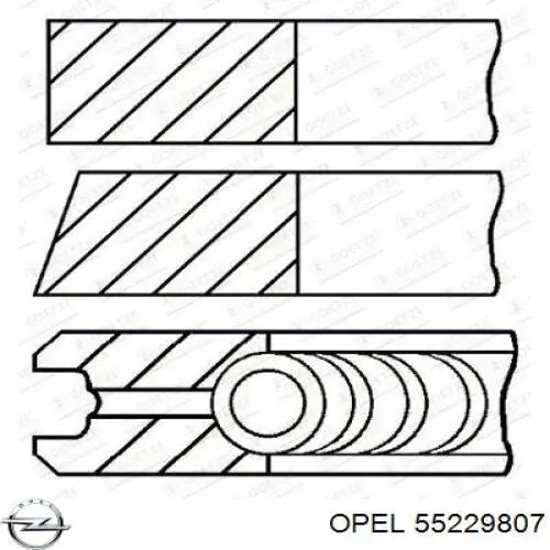 Купить 625019 Opel Поршень на 1 цилиндр