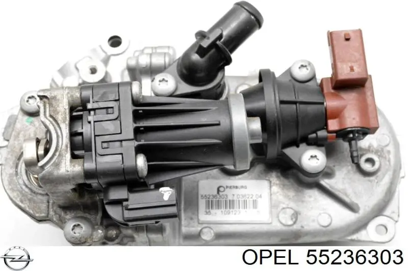 Радиатор системы EGR рециркуляции выхлопных газов Opel 55236303 цена, от 672.80 USD