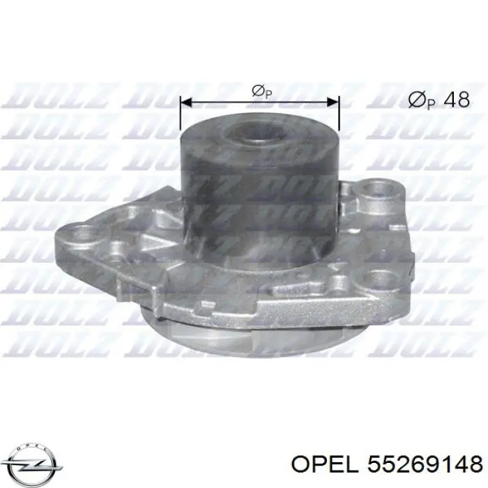 Водяной насос Opel 55269148