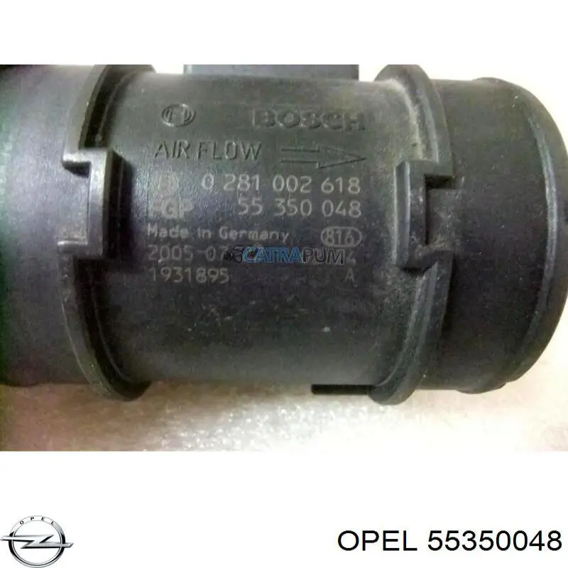 Датчик массового расхода воздуха Opel 55350048 цена, от 44.34 USD
