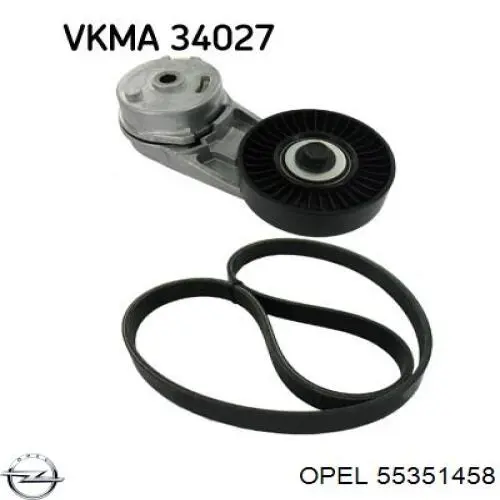 Клиновый ремень Opel 55351458 цена, от 9.93 USD