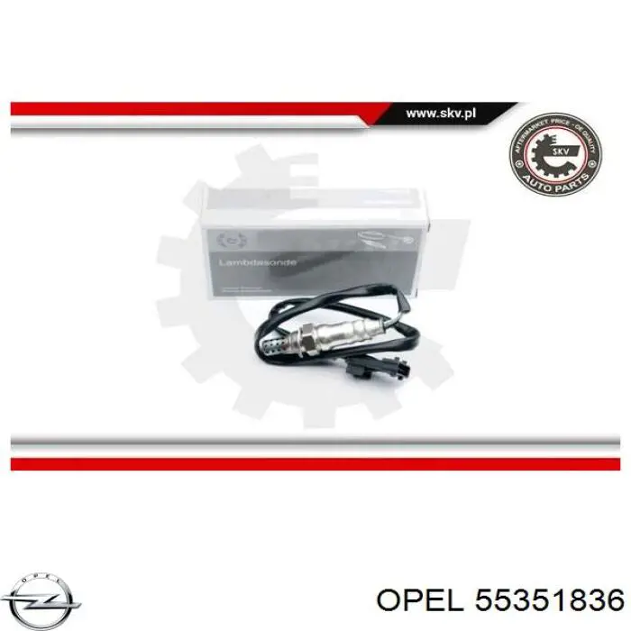 55351836 Opel лямбда-зонд, датчик кислорода до катализатора