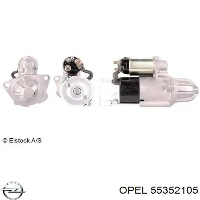 55352105 Opel motor de arranco