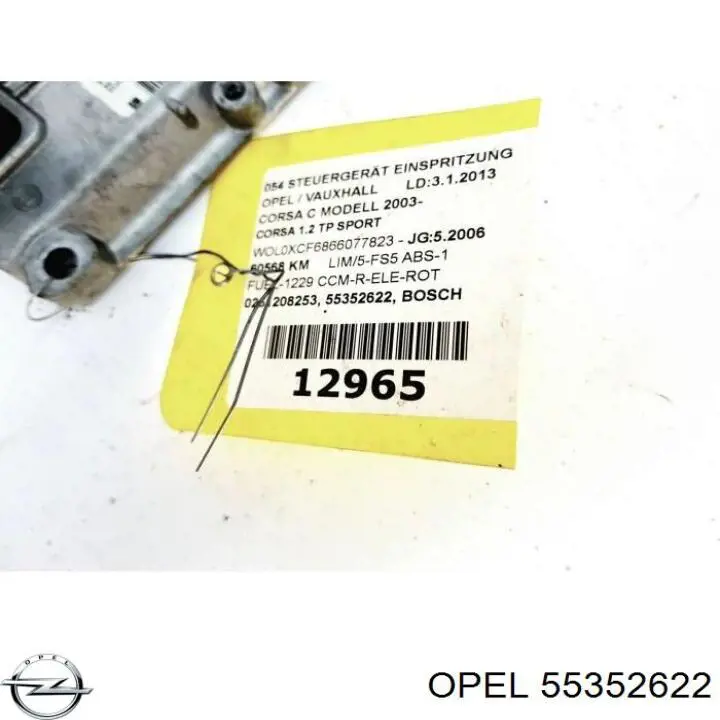  55352622 Opel