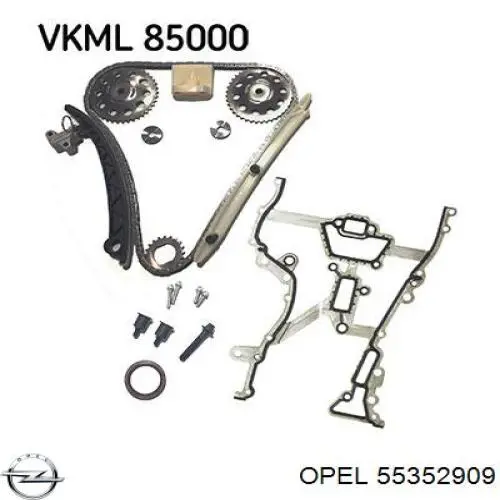 Натяжитель цепи ГРМ Opel 55352909 цена, от 19.32 USD