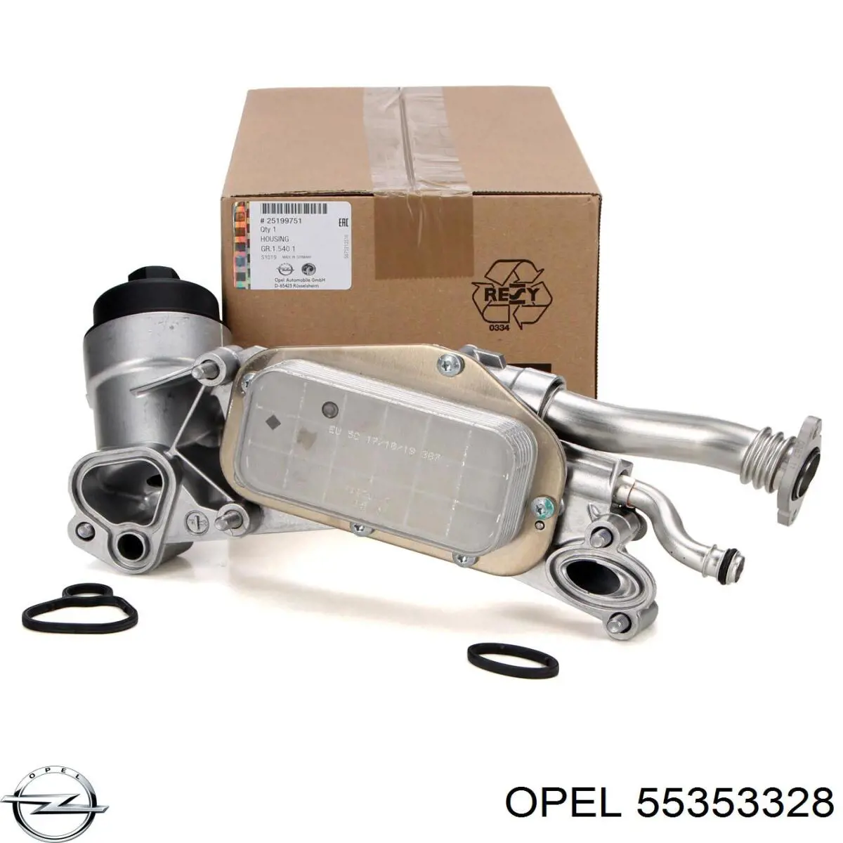 55353328 Opel Прокладка масляного фильтра