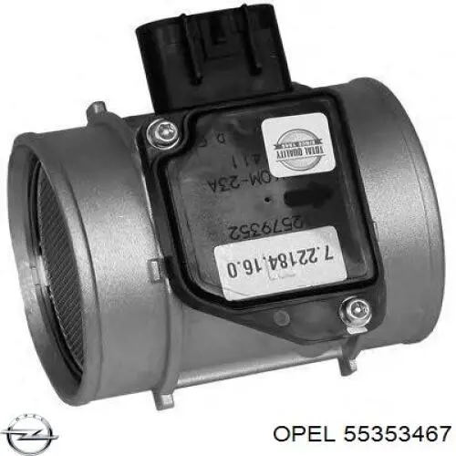 Датчик массового расхода воздуха Opel 55353467 цена, от 41.37 USD