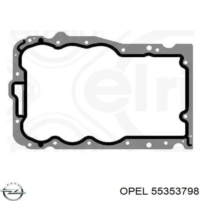 Прокладка поддона картера двигателя Opel 55353798