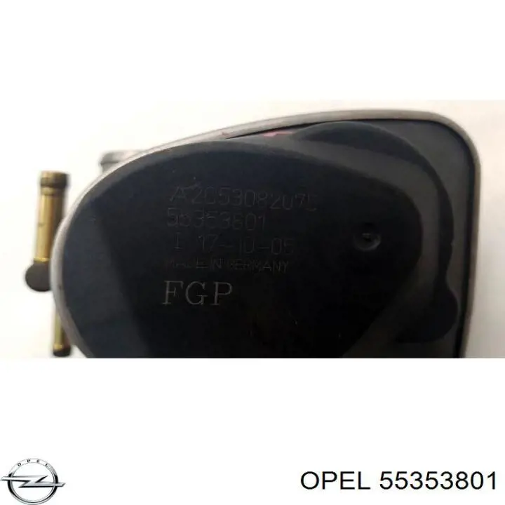 Дроссельная заслонка в сборе Opel 55353801 цена, от 31.67 USD