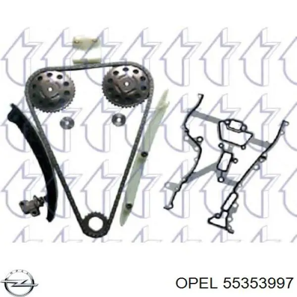 55353997 Opel amortecedor de cadeia do mecanismo de distribuição de gás, superior cbc