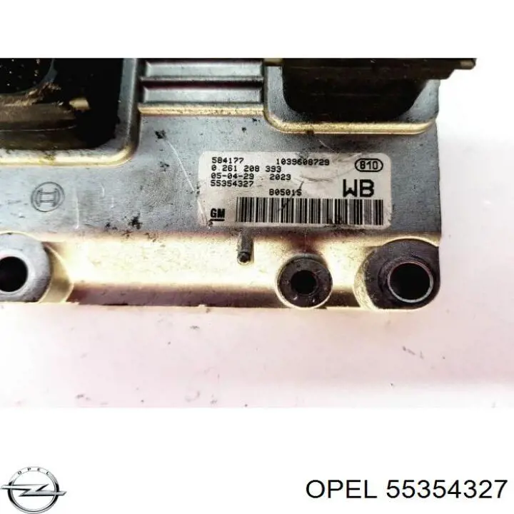 Блок управления двигателем 55354327 Opel