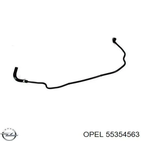 55354563 Opel шланг (патрубок обогрева дроссельной заслонки)